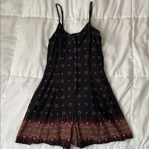 patterned romper
